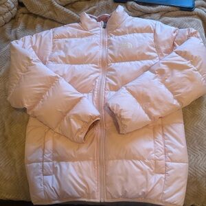The North Face Kids Light Pink Puffer Jacket